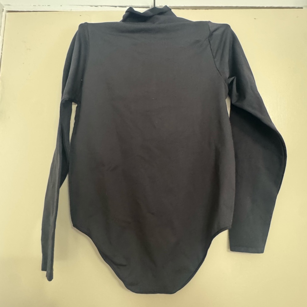 SKIMS Black Mock Neck Long Sleeve Bodysuit - Picture 8 of 8